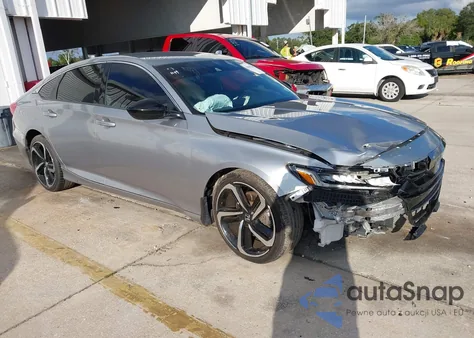 2021 Honda Accord Sport из США, поврежденный, VIN 1HGCV1F30MA123269